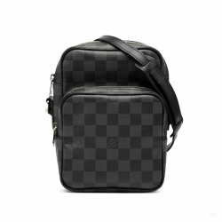 Louis Vuitton Rem Canvas Crossbody Damier Graphite