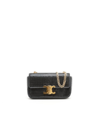 Celine Céline Triomphe Claude Chain Sequin Bag
