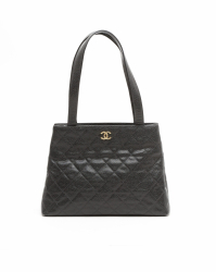 Chanel CC Caviar Quilted Hobo Bag