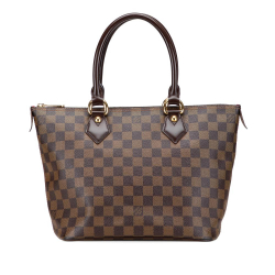 Louis Vuitton B Louis Vuitton Brown Damier Canvas Canvas Damier Ebene Saleya PM France