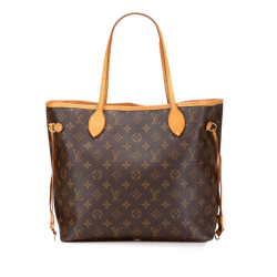 Louis Vuitton B Louis Vuitton Brown Monogram Canvas Canvas Monogram Neverfull MM United States