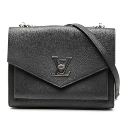 Louis Vuitton B Louis Vuitton Black Calf Leather Mylockme Chain Bag France