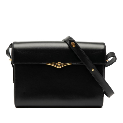 Cartier B Cartier Black Calf Leather Sapphire Line Crossbody France