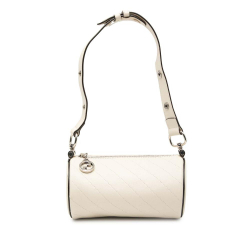 Gucci AB Gucci White Ivory Calf Leather Mini Blondie Barrel Shoulder Bag Italy
