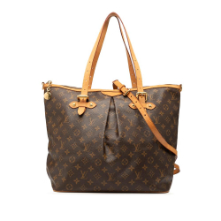 Louis Vuitton B Louis Vuitton Brown Monogram Canvas Fabric Monogram Palermo GM United States