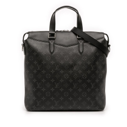 Louis Vuitton AB Louis Vuitton Black Monogram Canvas Fabric Monogram Eclipse Explorer Tote France