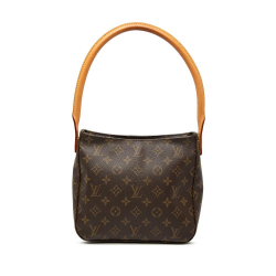 Louis Vuitton AB Louis Vuitton Brown Monogram Canvas Fabric Monogram Looping MM France