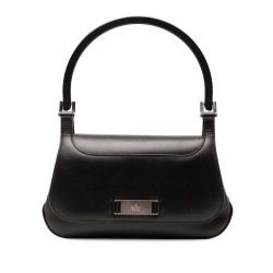 Gucci B Gucci Black Calf Leather Handbag Italy