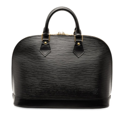 Louis Vuitton B Louis Vuitton Black Epi Leather Leather Epi Alma PM France
