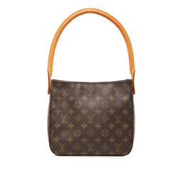 Louis Vuitton B Louis Vuitton Brown Monogram Canvas Fabric Monogram Looping MM France