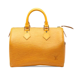 Louis Vuitton B Louis Vuitton Yellow Epi Leather Leather Epi Speedy 25 France