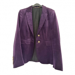 Gucci Blazer aus Samt mit Horsebit