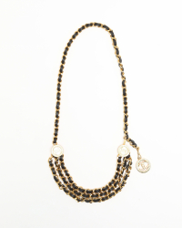 Chanel 3-Row Leather Chain Belt