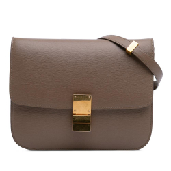 Celine B Celine Brown Calf Leather Medium skin Classic Box Italy