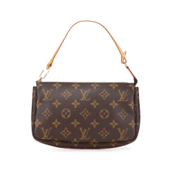 Louis Vuitton B Louis Vuitton Brown Monogram Canvas Fabric Monogram Pochette Accessoires France