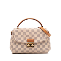 Louis Vuitton B Louis Vuitton White Damier Canvas Canvas Damier Azur Croisette France