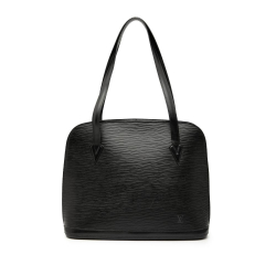 Louis Vuitton AB Louis Vuitton Black Epi Leather Leather Epi Lussac France