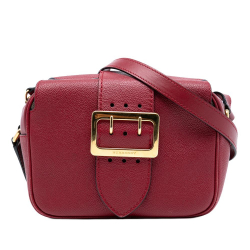 Burberry B Burberry Red Calf Leather Small Soft Grained skin Buckle Crossbody Romania