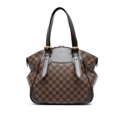 Louis Vuitton AB Louis Vuitton Brown Damier Canvas Fabric Damier Ebene Verona MM France