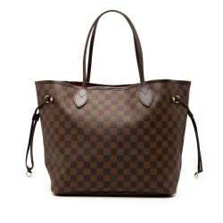 Louis Vuitton AB Louis Vuitton Brown Damier Canvas Fabric Damier Ebene Neverfull GM France