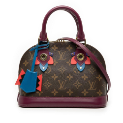 Louis Vuitton AB Louis Vuitton Brown Monogram Canvas Fabric Monogram Totem Alma BB France