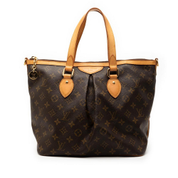 Louis Vuitton B Louis Vuitton Brown Monogram Canvas Fabric Monogram Palermo PM France