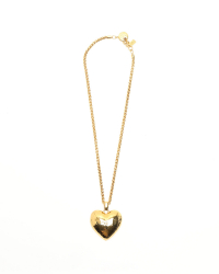 Saint Laurent Heart Necklace