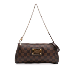 Louis Vuitton B Louis Vuitton Brown Damier Canvas Canvas Damier Ebene Eva France