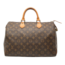 Louis Vuitton B Louis Vuitton Brown Monogram Canvas Fabric Monogram Speedy 35 France
