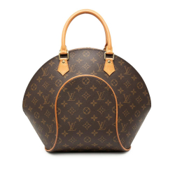 Louis Vuitton B Louis Vuitton Brown Monogram Canvas Fabric Monogram Ellipse MM France