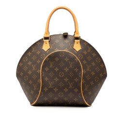 Louis Vuitton B Louis Vuitton Brown Monogram Canvas Fabric Monogram Ellipse MM France