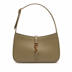 Saint Laurent Le 5 à 7 Leather Shoulder Bag Brown