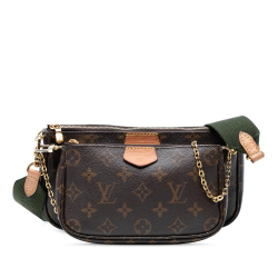 Louis Vuitton B Louis Vuitton Brown Monogram Canvas Fabric Monogram Multi Pochette Accessoires Spain