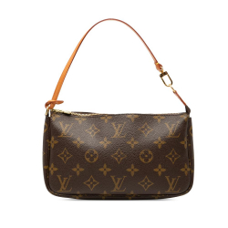 Louis Vuitton AB Louis Vuitton Brown Monogram Canvas Fabric Monogram Pochette Accessoires France