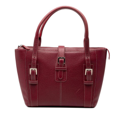 Loewe B LOEWE Red Dark Red Calf Leather Senda Handbag Spain
