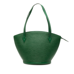Louis Vuitton B Louis Vuitton Green Epi Leather Leather Epi Saint Jacques GM Long Strap France