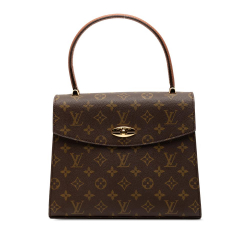 Louis Vuitton AB Louis Vuitton Brown Monogram Canvas Fabric Monogram Malesherbes France