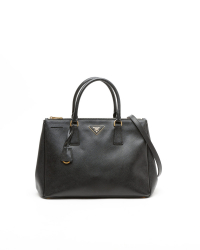 Prada Large Saffiano Lux Galleria Double Zip Bag