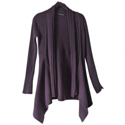 Cynthia Rowley Cardigan violet 100% cachemire S-M