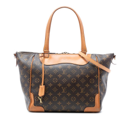 Louis Vuitton B Louis Vuitton Brown Monogram Canvas Fabric Monogram Estrela MM France