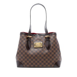 Louis Vuitton B Louis Vuitton Brown Damier Canvas Fabric Damier Ebene Hampstead MM Spain
