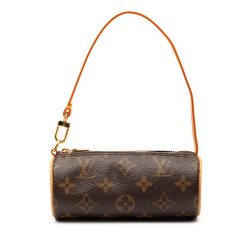 Louis Vuitton AB Louis Vuitton Brown Monogram Canvas Fabric Monogram Papillon Pochette France