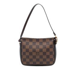Louis Vuitton AB Louis Vuitton Brown Damier Canvas Fabric Damier Ebene Trousse Pochette France