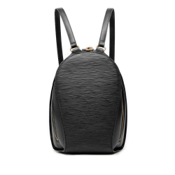 Louis Vuitton B Louis Vuitton Black Epi Leather Leather Epi Mabillon France