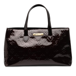 Louis Vuitton B Louis Vuitton Purple Vernis Leather Leather Monogram Vernis Wilshire PM France