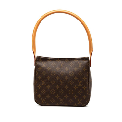 Louis Vuitton AB Louis Vuitton Brown Monogram Canvas Fabric Monogram Looping MM France
