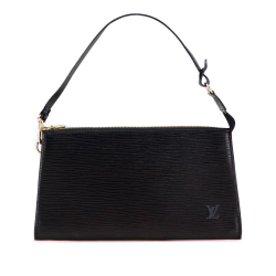 Louis Vuitton B Louis Vuitton Black Epi Leather Leather Epi Pochette Accessoires France