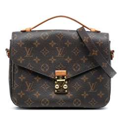 Louis Vuitton B Louis Vuitton Brown Monogram Canvas Fabric Monogram Pochette Metis France