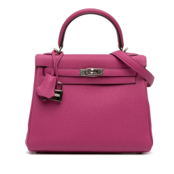 Hermès AB Hermès Pink Calf Leather Togo Kelly II Retourne 25 France