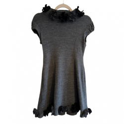 Rinascimento 3D-Pulloverkleid grau